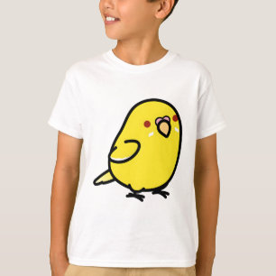 Chubby Yellow Lutino Budgie Rote Augen T-Shirt