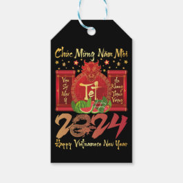 Chuc Mung Nam Moi Happy Vietnamese Neujahr 2024 Geschenkanhänger