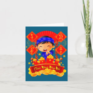 Chuc Mung Nam Moi Tet Vietnamesisches Neujahrsdeko Karte