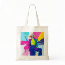 "Chuchotement de couleur – Sac fourre-tout quotidi