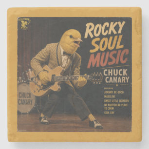 Chuck Canary Album: eine Parodie Steinuntersetzer