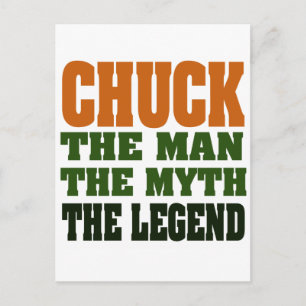 Chuck - der Mann, der Mythos, die Legende Postkarte
