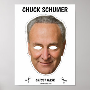 CHUCK SCHUMER Halloween-Maske Poster