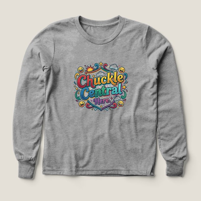 Chuckle Central Here – Lustiges und Unterhaltsames (Design Vorderseite)
