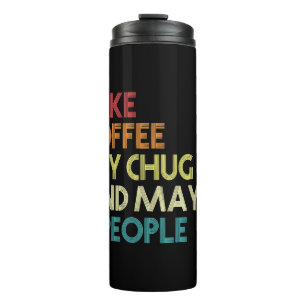 Chug Lover Geschenk Hund Eigentümer Kaffee Lover L Thermosbecher
