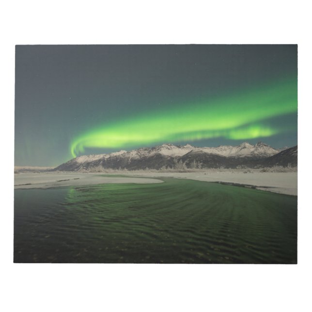 Chugach Aurora Notizblock (Vorderseite)