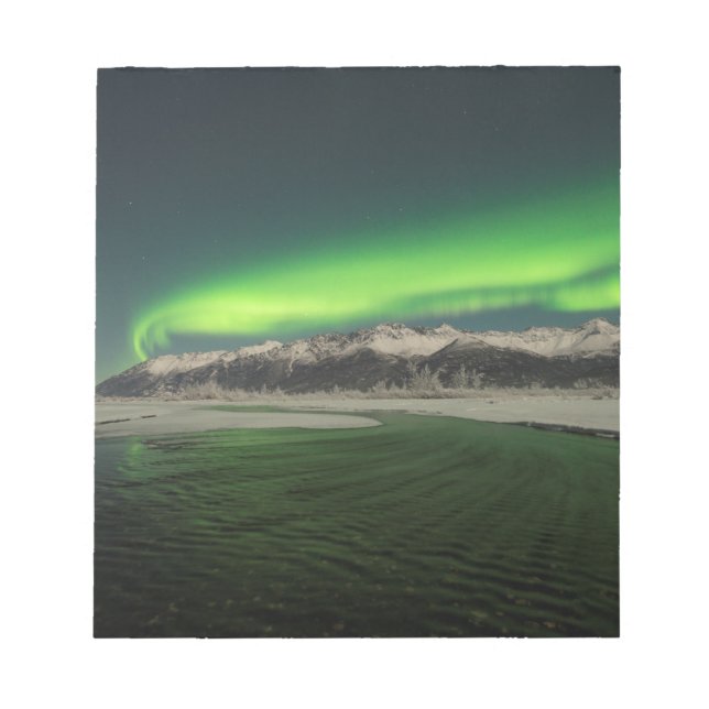 Chugach Aurora Notizblock (Vorderseite)