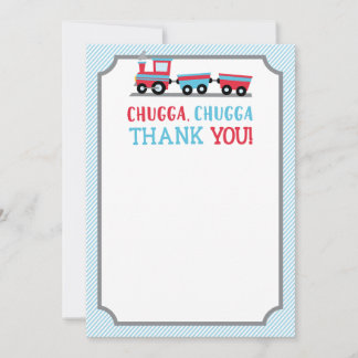 Chugga Chugga Carte de remerciements de la fête fe