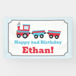 Chugga Chugga Choo Choo Party Banner
