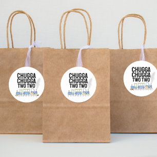 Chugga Chugga Deux   Anniversaire   Stickers Favor