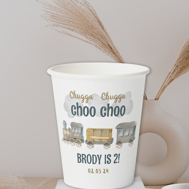 Chugga Chugga Two Two Two Two Two Two Pappbecher (Von Creator hochgeladen)