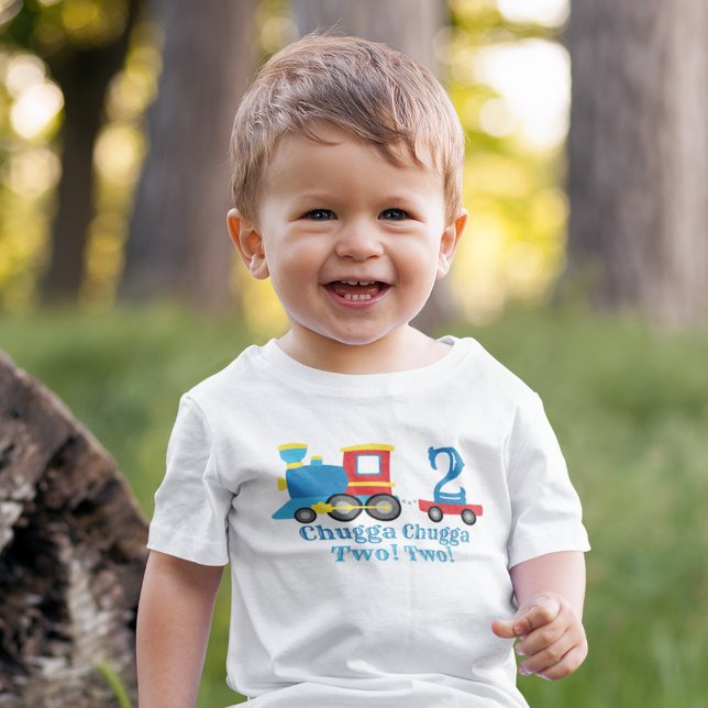 Chugga Chugga zwei Züge Baby T-shirt (Von Creator hochgeladen)
