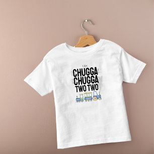 Chugga Chugga Zwei zwei   Kind zum Geburtstag T -  Kleinkind T-shirt