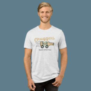 Chuggers handgefertigtes Bier Tri-Blend Shirt