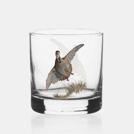 Chukar Partridge, Art Whiskyglas