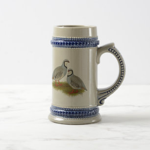 Chukar Partridge Pair Bierglas