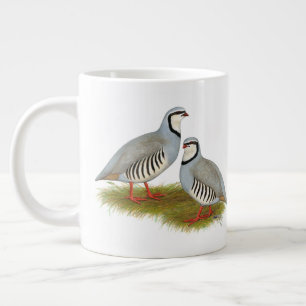 Chukar Partridge Pair Jumbo-Tasse
