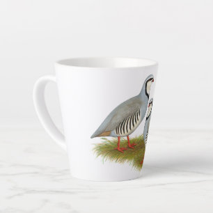 Chukar Partridge Pair Milchtasse