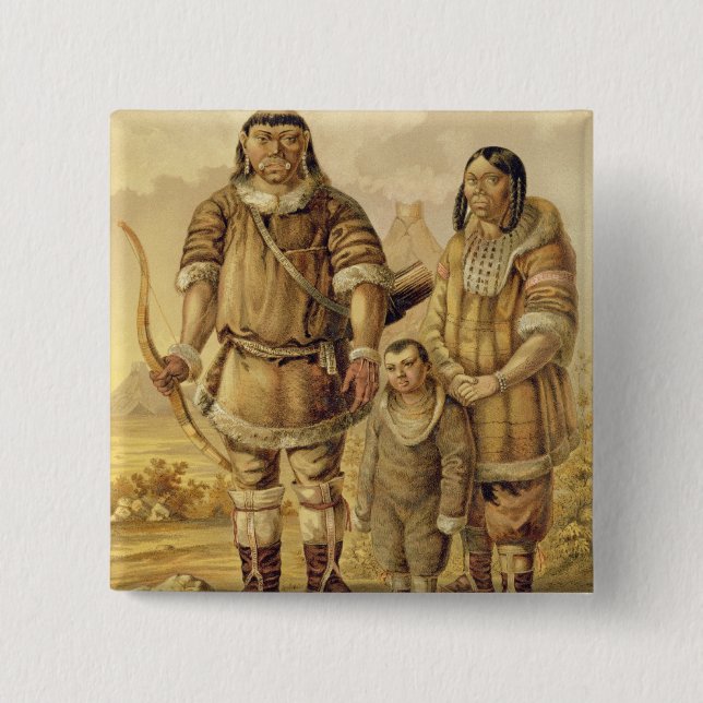Chukchi Nomaden, graviert von Winckelmann und von Button (Vorderseite)