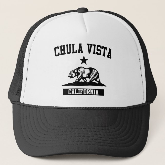 Chula Vista California Truckerkappe (Vorderseite)