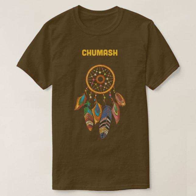 Chumash Stamm Native Amerikanische Ureinwohner Vin T-Shirt (Design vorne)