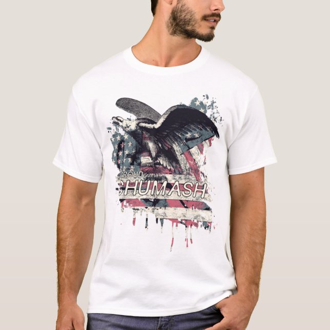 Chumash Tribe T-ShirtChumash Amerikanische Ureinwo T-Shirt (Vorderseite)