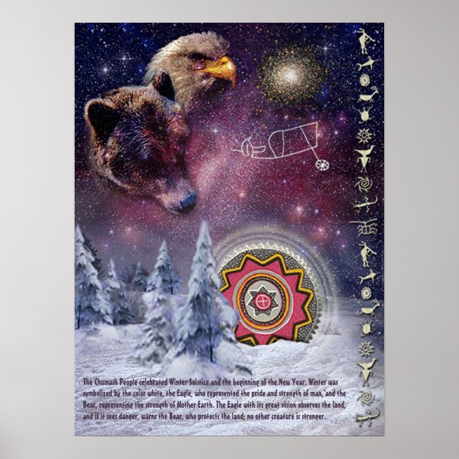 Chumash Winter Solstice Poster (Vorne)