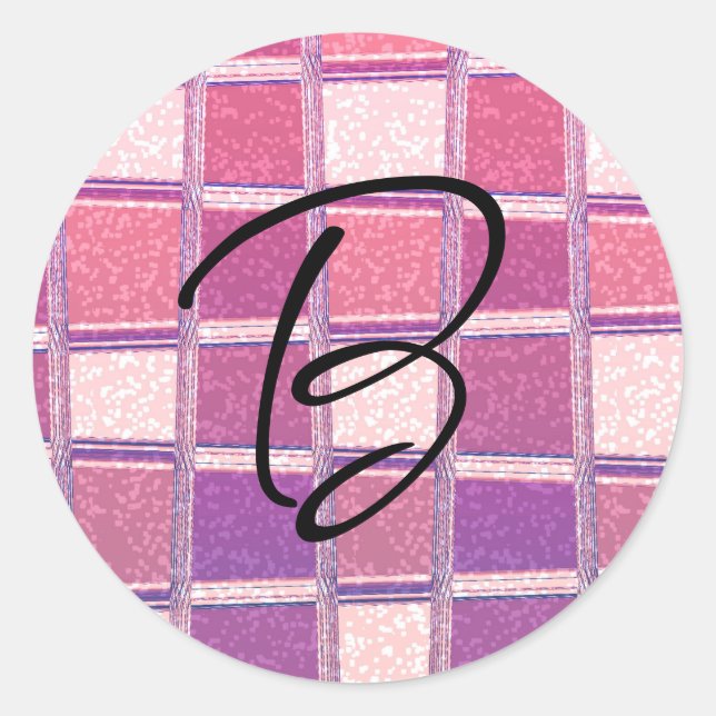 Chunky Chic Glitzer Squares Glamour Party Stickers (Vorderseite)