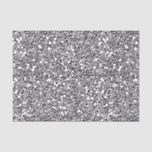 Chunky Confetti Glitzer Sparkle Silver Seidenpapier
