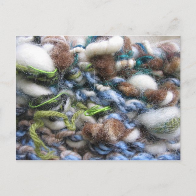 Chunky Strick Postcard Postkarte (Vorderseite)