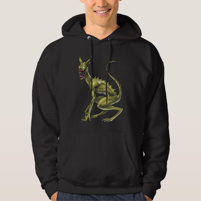 Chupacabra Cryptid Beast Hoodie (Vorderseite)