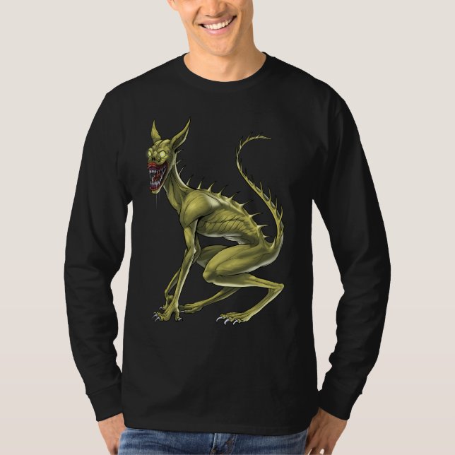 Chupacabra Cryptid Beast T-Shirt (Vorderseite)