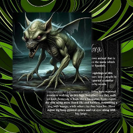 Chupacabra - Cryptid Cards Mitteilungskarte