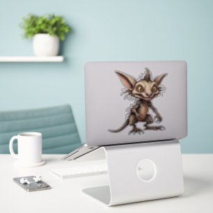Chupacabra Gremlin Hybrid Illustration Aufkleber