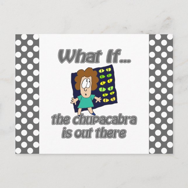 Chupacabra Postkarte (Vorderseite)