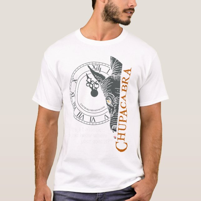 Chupacabra - T-shirt noir essentiel vivant d'ÉDEN (Devant)