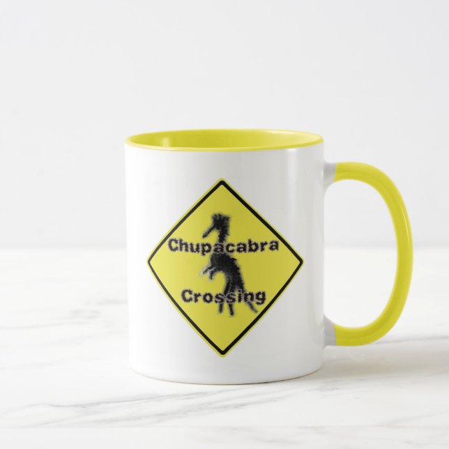 Chupacabra-Überfahrt Tasse (Rechts)