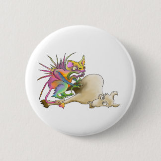 Chupacabra (Ziege-Sauger) Button