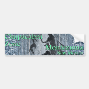 Chupacabra-Zone Autoaufkleber