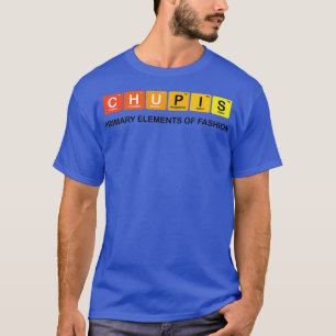 Chupis rote Elemente schwarze Buchstaben T-Shirt