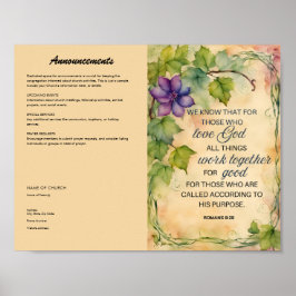 Church Bulletin Poster