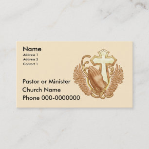 Church Business Cards Visitenkarte
