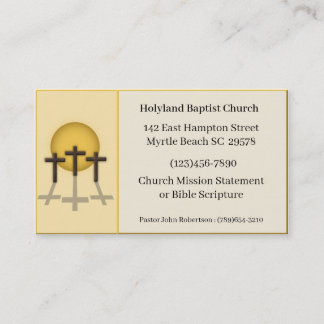Church Business Cards Visitenkarte