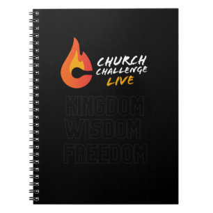Church Challenge Live KINGDOM WISDOM FREEDOM Notizblock
