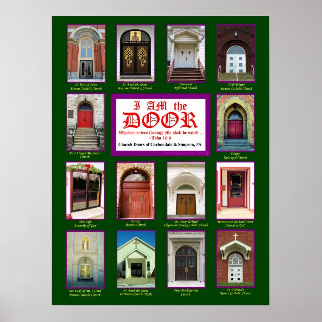Church Doors of Carbondale & Simpson, PA (2009) Poster (Vorne)