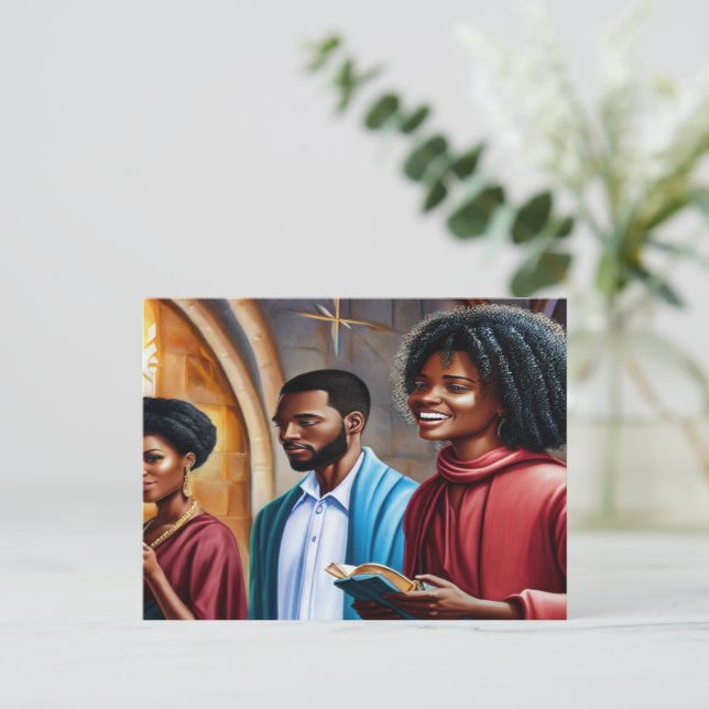 Church Folks 2 Carte postale d'art chrétien (Debout devant)