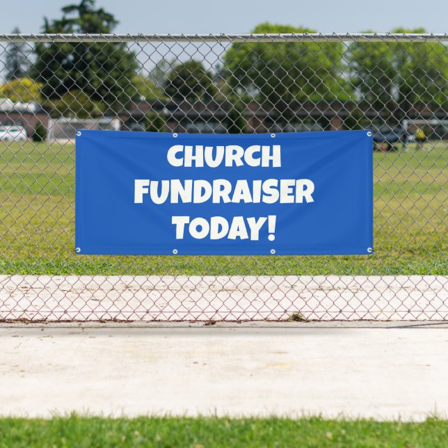 Church Fundraiser Today Banner (Insitu)