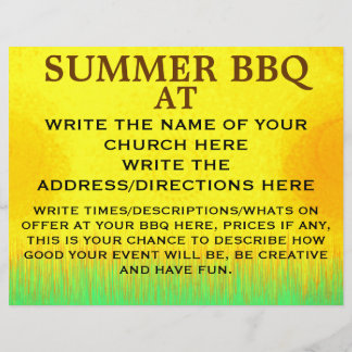 CHURCH GRILLEN FLYER