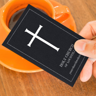 Church Holy Cross Business Cards Visitenkarte