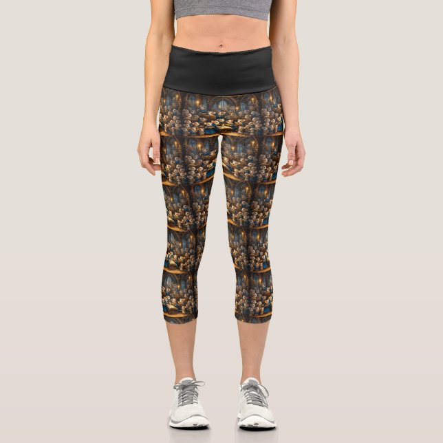 Church Mouse Choir Capri Leggings (Vorderseite)